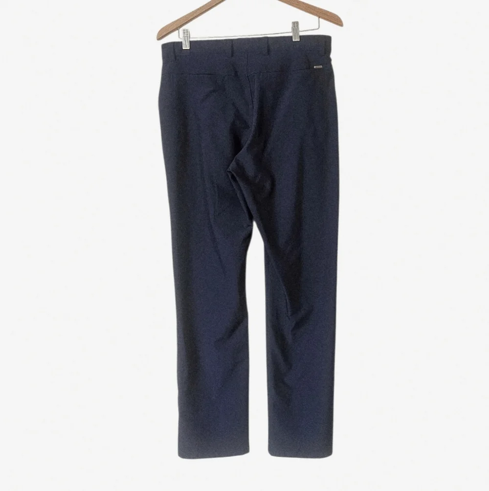 Greg Norman Blue Performance Stretch Athleisure Golf Pants, Size 32x30